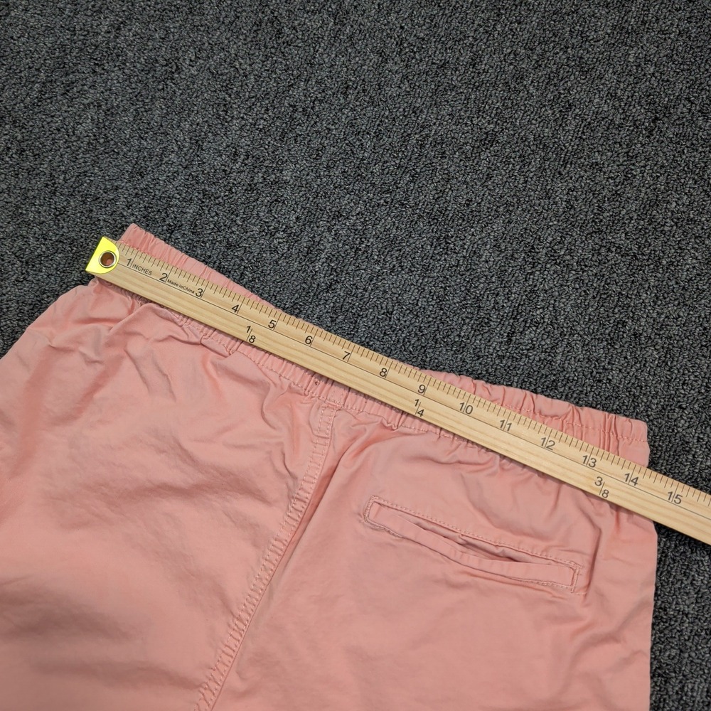 H&M Y2K Relaxed Fit Shorts 32R Peach Pink Cotton Blend‎ Casual Summer Preppy - Picture 6 of 8